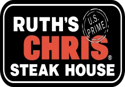 Group Ruth's Chris Steak House logo with "U.S. Prime" stamped over the word "Chris" on a black background.